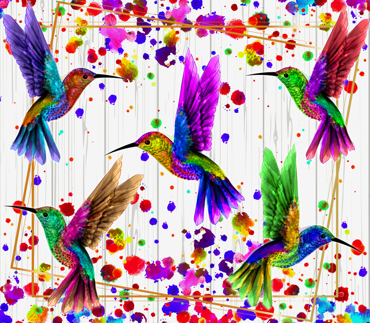 Colorful Hummingbird – Blanks By KCK