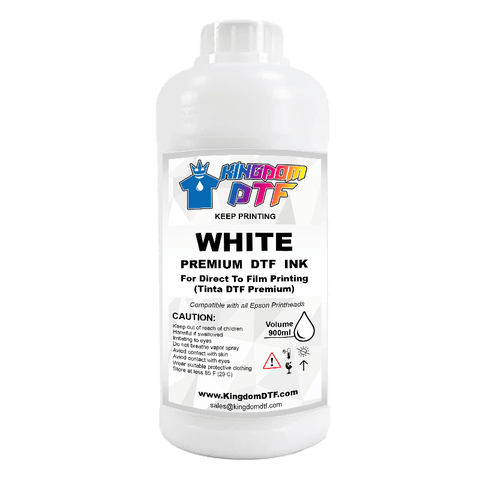 DTF White Ink - Premium High-Opacity Ink for Direct-to-Film Printing ...