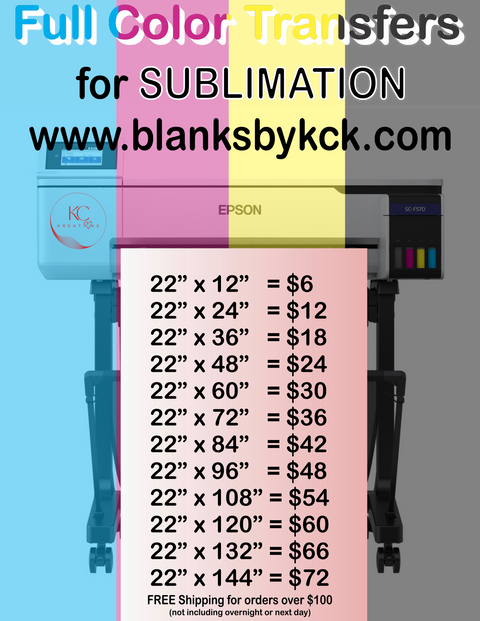 Sublimation Gang Sheet