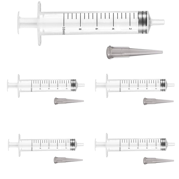10ml Syringes and Tip for Prime Dampers (Pull Ink) - Set of 5