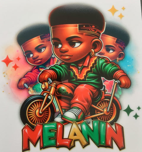 Melanin Male Chibi kid cup 8.75x3