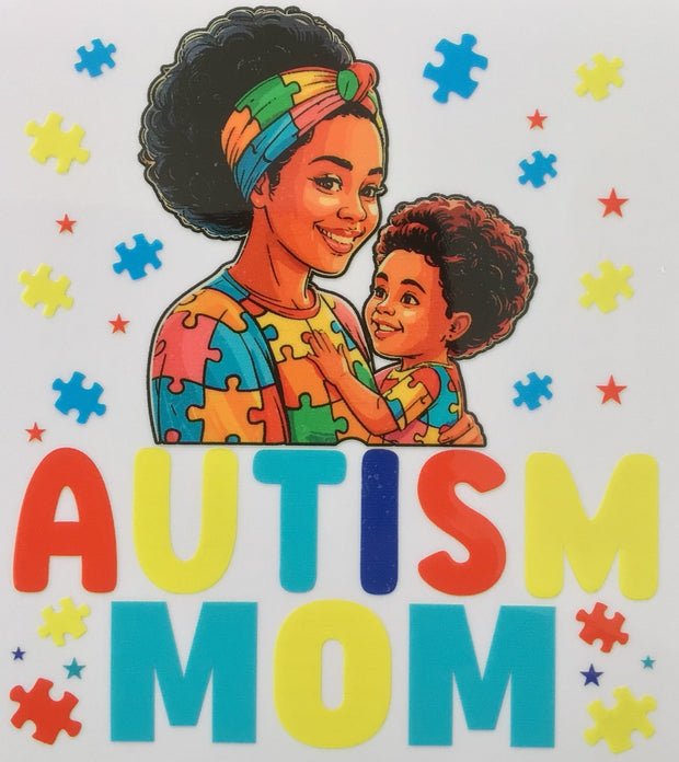 Black Autism Mom 16oz