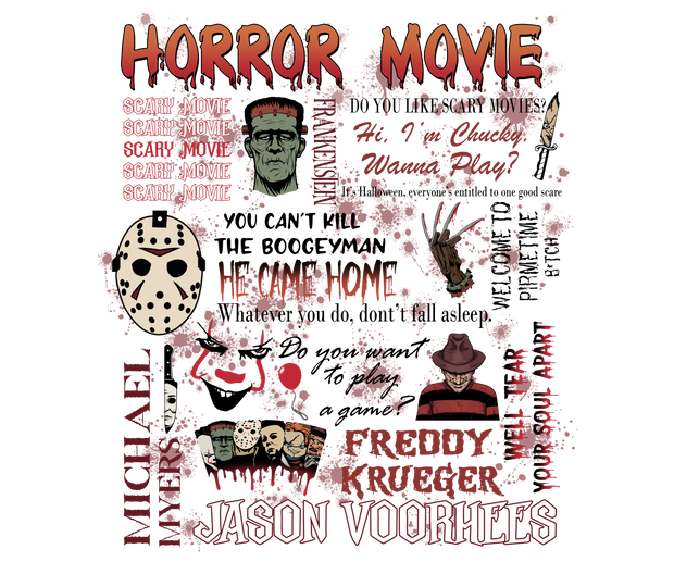 Horror Movie 20oz