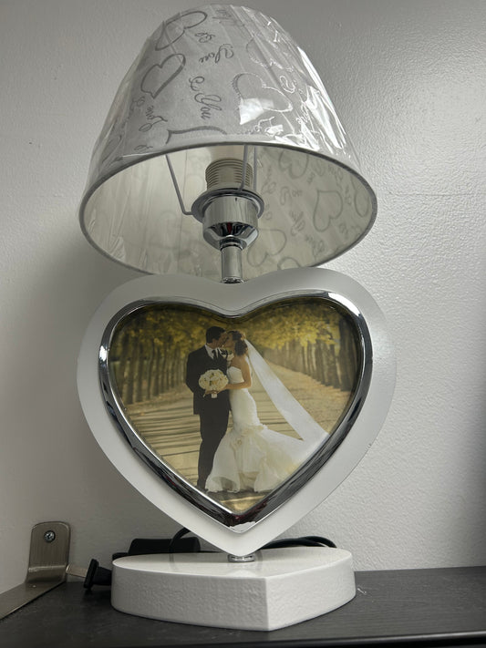 2-Sided Sublimation Heart Shaped Lamp